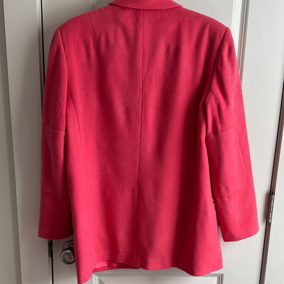Harve Benard Vibrant Pink Blazer cashmere blend - Picture 5 of 11